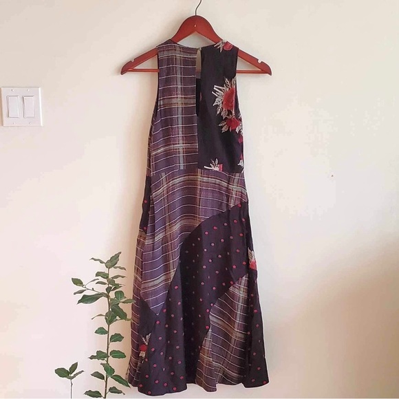 Anthropologie Patterned Bliss Alva Dress EUC SIZE 2 - Picture 8 of 8